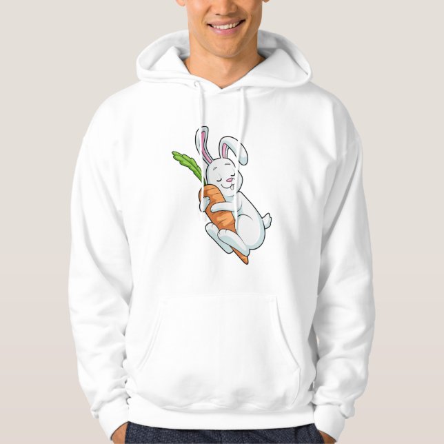 Kanin med morot hoodie (Framsida)