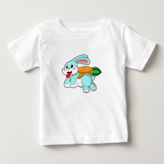 Kanin med morot som Rocket T Shirt (Framsida)
