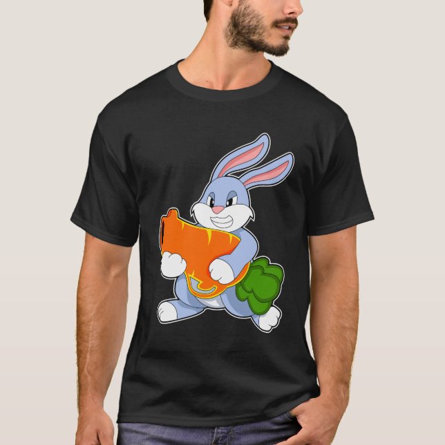 Kanin med morot t shirt (Framsida)