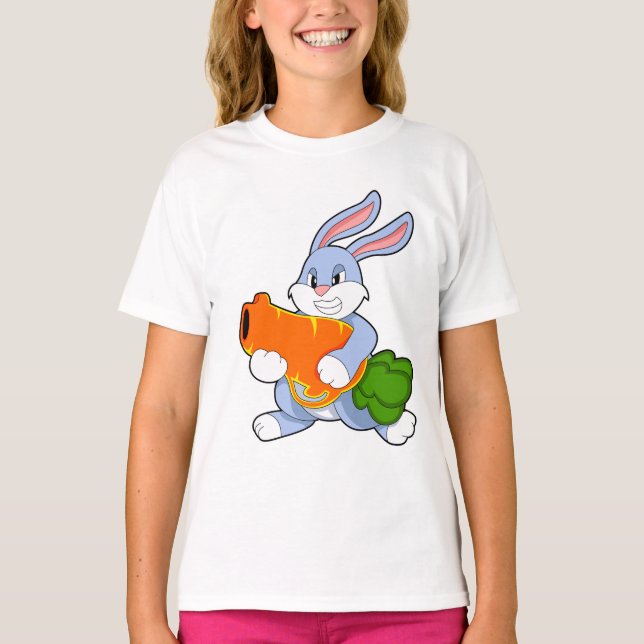 Kanin med morot t shirt (Framsida)