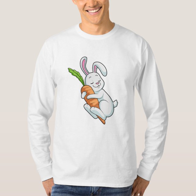 Kanin med morot t shirt (Framsida)