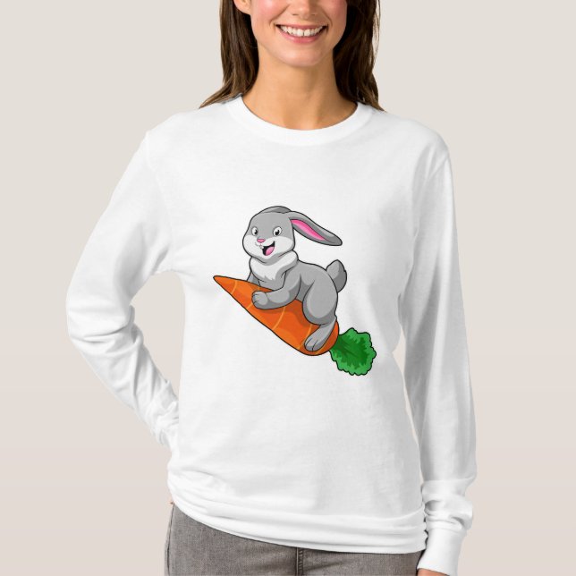 Kanin med morot t shirt (Framsida)