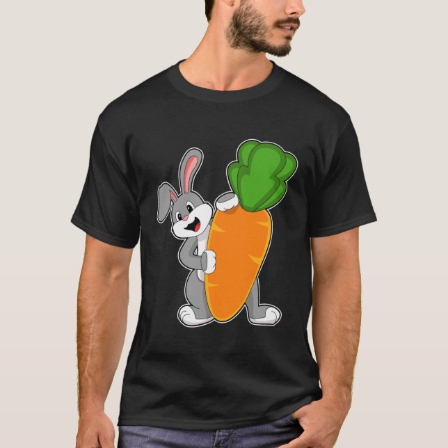 Kanin med morot t shirt (Framsida)