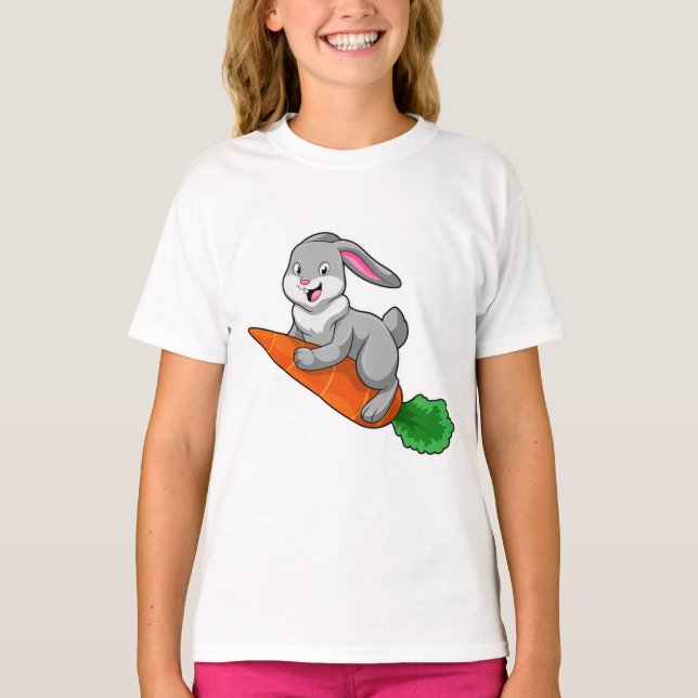 Kanin med morot t shirt (Framsida)