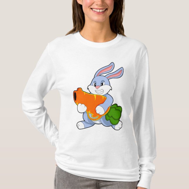 Kanin med morot t shirt (Framsida)