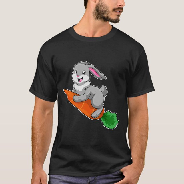 Kanin med morot t shirt (Framsida)