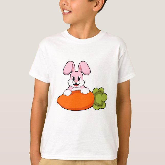 Kanin med morot t shirt (Framsida)