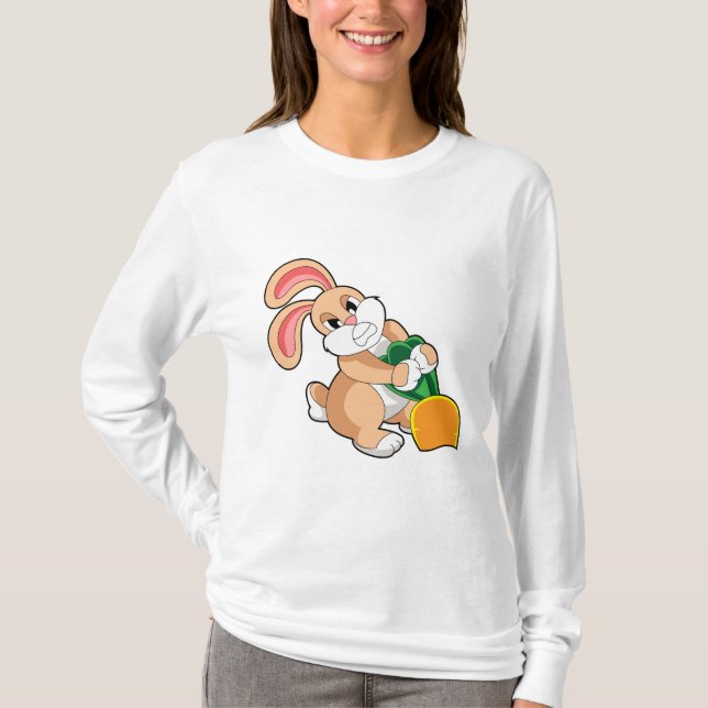Kanin med morot t shirt (Framsida)