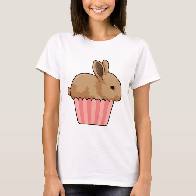 Kanin med Muffin T Shirt (Framsida)