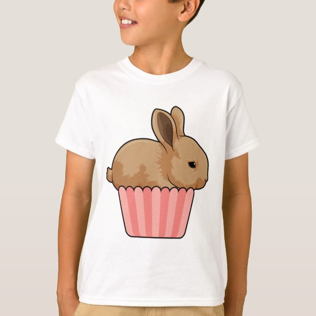 Kanin med Muffin T Shirt (Framsida)