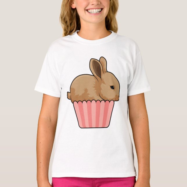 Kanin med Muffin T Shirt (Framsida)