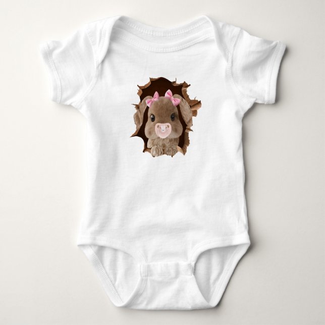 Kanin med napp t shirt (Framsida)