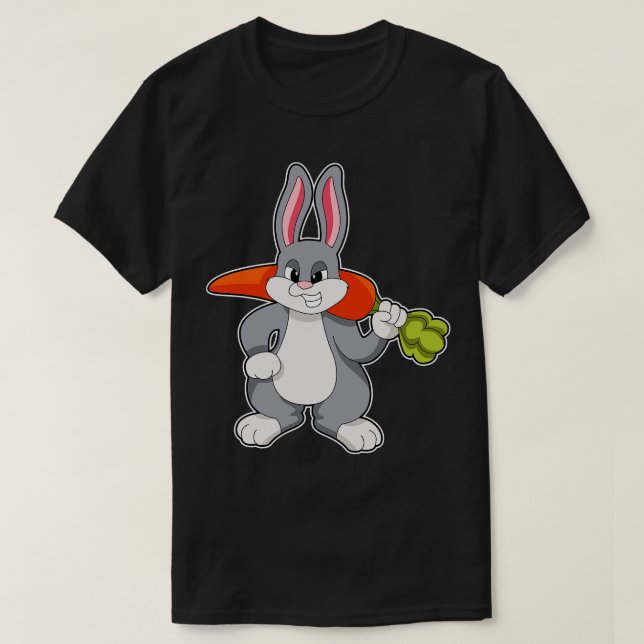 Kanin med rot 10 t shirt (Design framsida)