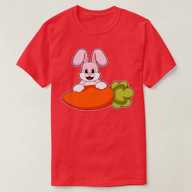 Kanin med rot 1 t shirt (Design framsida)