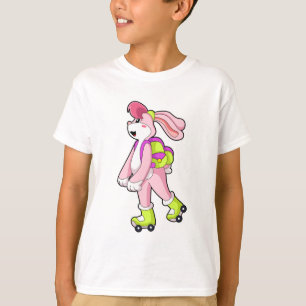 Kanin med rullskridskor t shirt