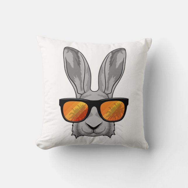 Kanin med sunglass kudde (Framsida)