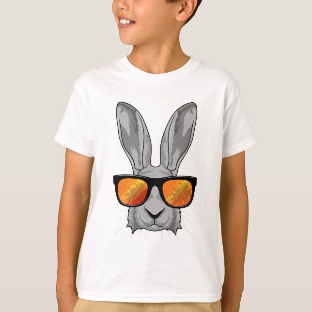 Kanin med sunglass t shirt (Framsida)