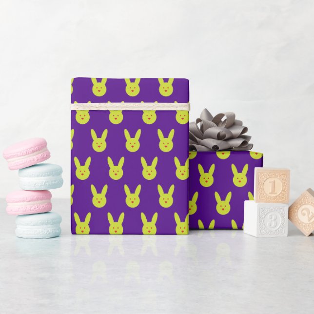Kanin Minimal mönster Presentpapper (Baby Shower)