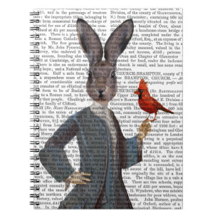 Kanin och fåglar 2 anteckningsbok