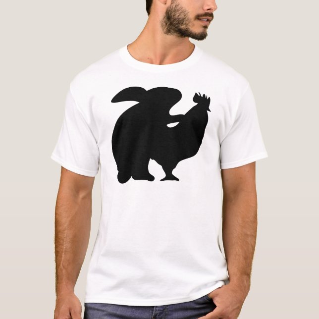 Kanin och höna t shirt (Framsida)