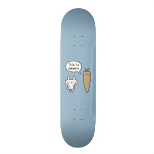 Kanin och morot skateboard bräda 20,5 cm