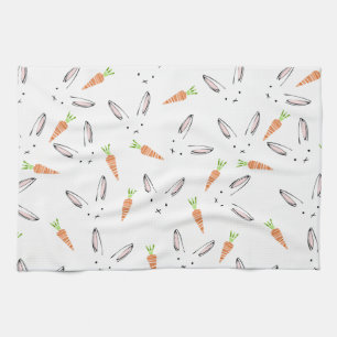 Kanin och morot Tea Towel Kökshandduk