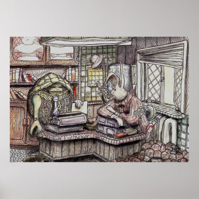 Kanin och sköldpaddan - Poster (Framsidan)