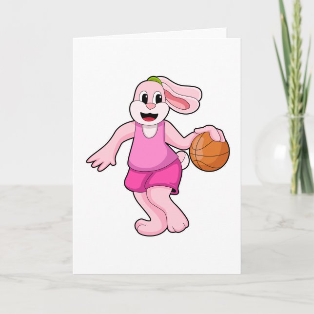 Kanin på basketbollssport kort (Framsida)