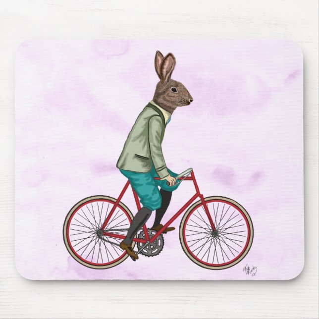 Kanin på Bike 3 Musmatta (Framsidan)
