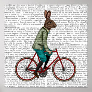 Kanin på Bike Poster