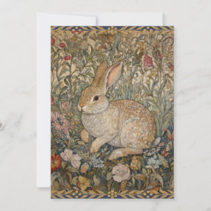 Kanin på engelska Garden William Morris Stil Inbjudningar