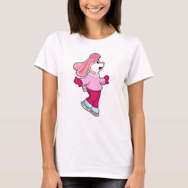 Kanin på isar med isskal t shirt (Framsida)