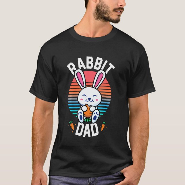 Kanin Pappa Bunny Shirt for Boys Manar Rabbit Pet T (Framsida)