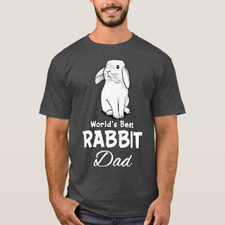 Kanin Pappa Cute Bunny Pet för Far Manar T Shirt