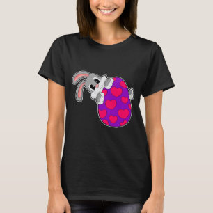 Kanin Påsk Påskägg Hearts T Shirt