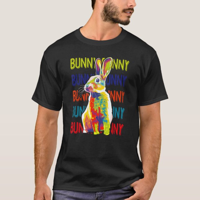 Kanin Pet Carrots Sayed Retro 1 T Shirt (Framsida)
