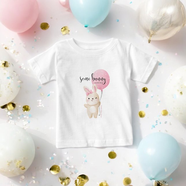 Kanin Rosa Ballong STOREBROR T Shirt (Skapare uppladdad)
