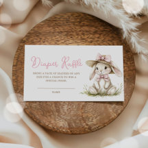 Kanin Rosa Slöja Bebis Badrums Blöja Lotteri