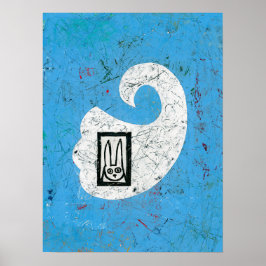 Kanin ser en Poster väggkonst