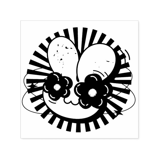 Kanin Självfärgande Stämpel (Design)