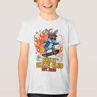 Kanin Skate Club Pojke T-Shirt | Cool Skater Kanin