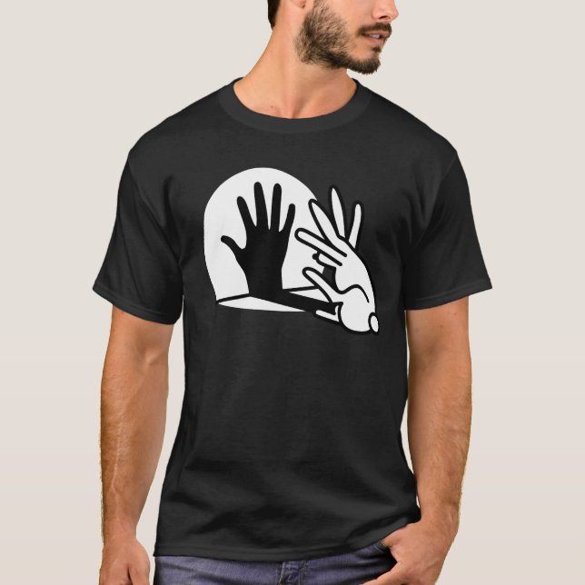 Kanin skuggar dockan tee shirt (Framsida)