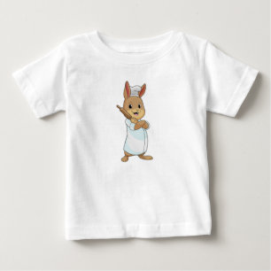Kanin som Baker med rullstift T Shirt
