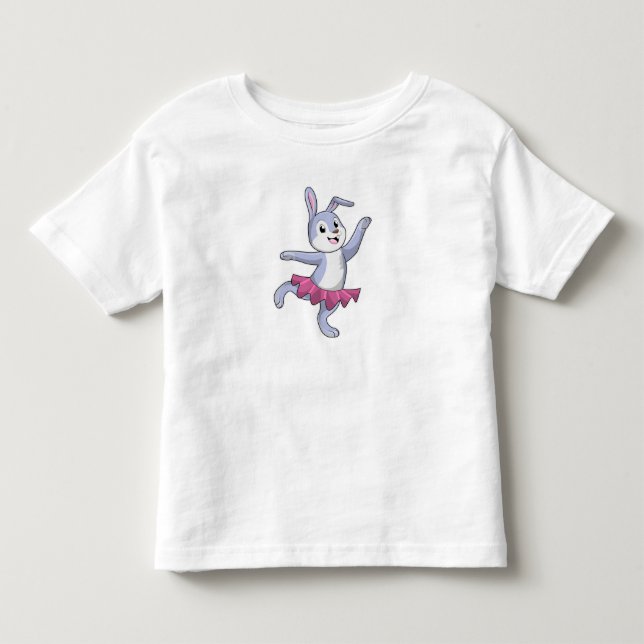 Kanin som Ballerina i Ballet T Shirt (Framsida)