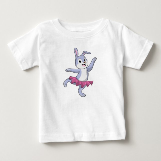 Kanin som Ballerina i Ballet T Shirt (Framsida)
