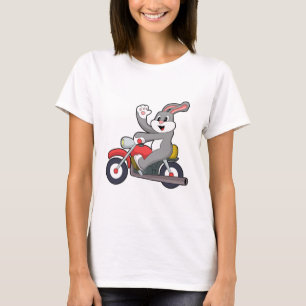 Kanin som Biker med motorcykel.PNG T Shirt
