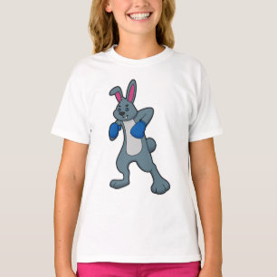 Kanin som Boxer med Boxinghandskar T Shirt