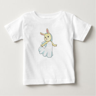 Kanin som brud med slöja t shirt