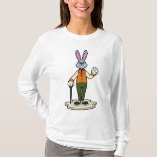 Kanin som gentleman med Käpp T Shirt