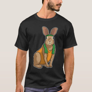 Kanin som Springer med Towel T Shirt